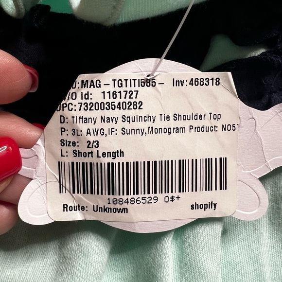 GIRLS LOLLY WOLLY DOODLE SUN TOP MONOGRAMMED WITH “AWG” SIZE 2/3 NWT - Picture 6 of 10